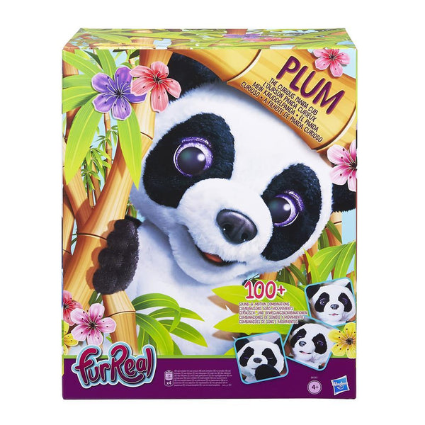 FurReal Friends Plum The Curious Panda Cub + Geluid - ToyRunner