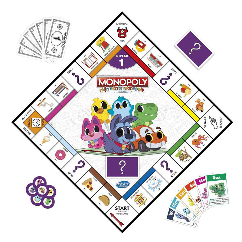 Hasbro Gaming Mijn Eerste Monopoly - ToyRunner