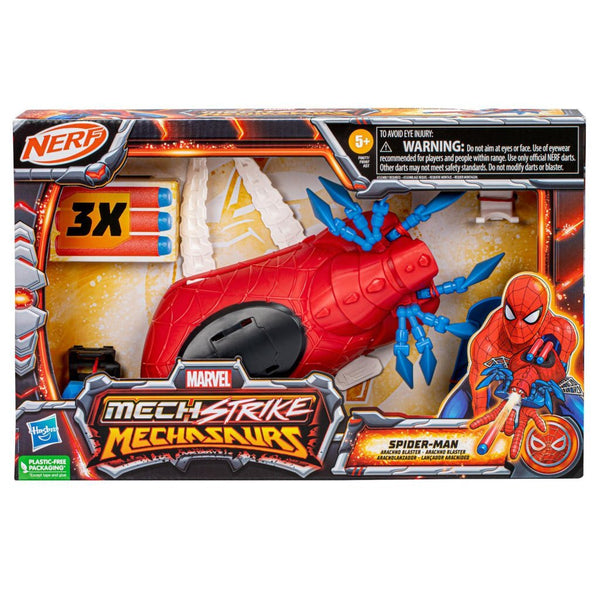 Nerf Spiderman Mech Strike Blaster + 3 Darts