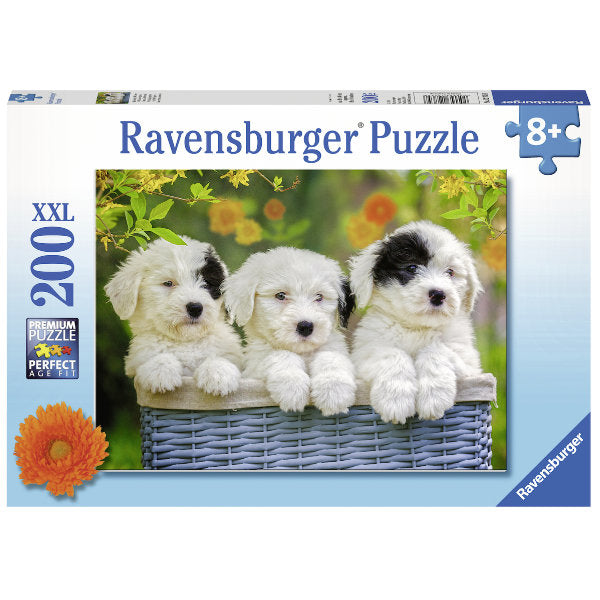 Puzzel schattige puppies - 200 stukjes - Legpuzzel Ravensburger - ToyRunner