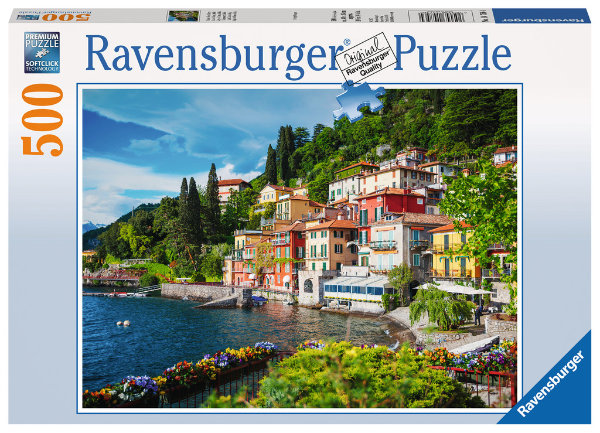 Puzzel Lake Como Italie - 500 stukjes - Legpuzzel Ravensburger - ToyRunner