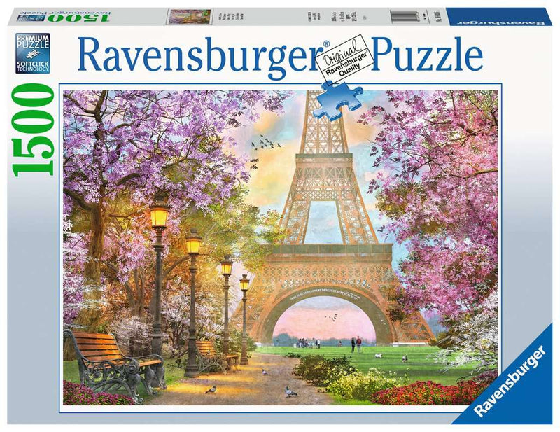 Puzzel Verliefd in Parijs - 1500 stukjes - Legpuzzel Ravensburger - ToyRunner