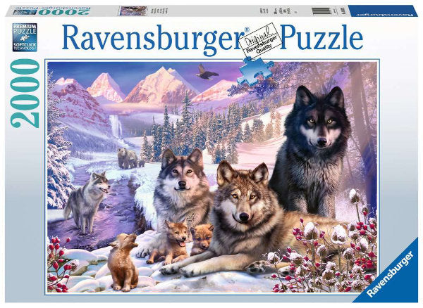 Puzzel Wolven in de sneeuw - 2000 stukjes - Legpuzzel Ravensburger - ToyRunner