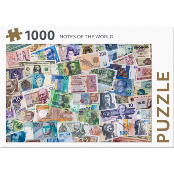 Rebo puzzel 1.000 st. Notes of the world - ToyRunner
