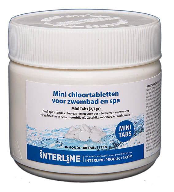 Interline Chloortabletten - 90 Mini Tabs 2,7 gram/180 stuks 52781204