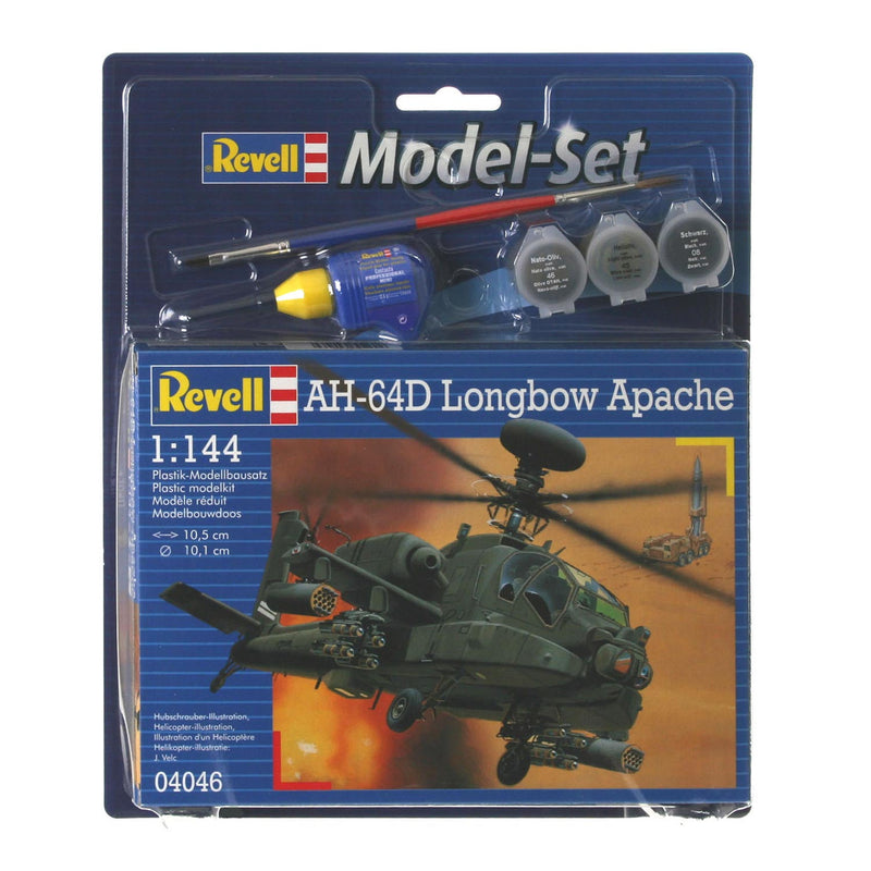 Model Set AH-64D Longbow Apache Revell - schaal 1 -144 - Bouwpakket Revell Modelsets - ToyRunner