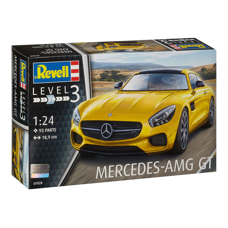 Mercedes Benz AMG GT Revell - schaal 1 -24 - Bouwpakket Revell Voertuigen - ToyRunner