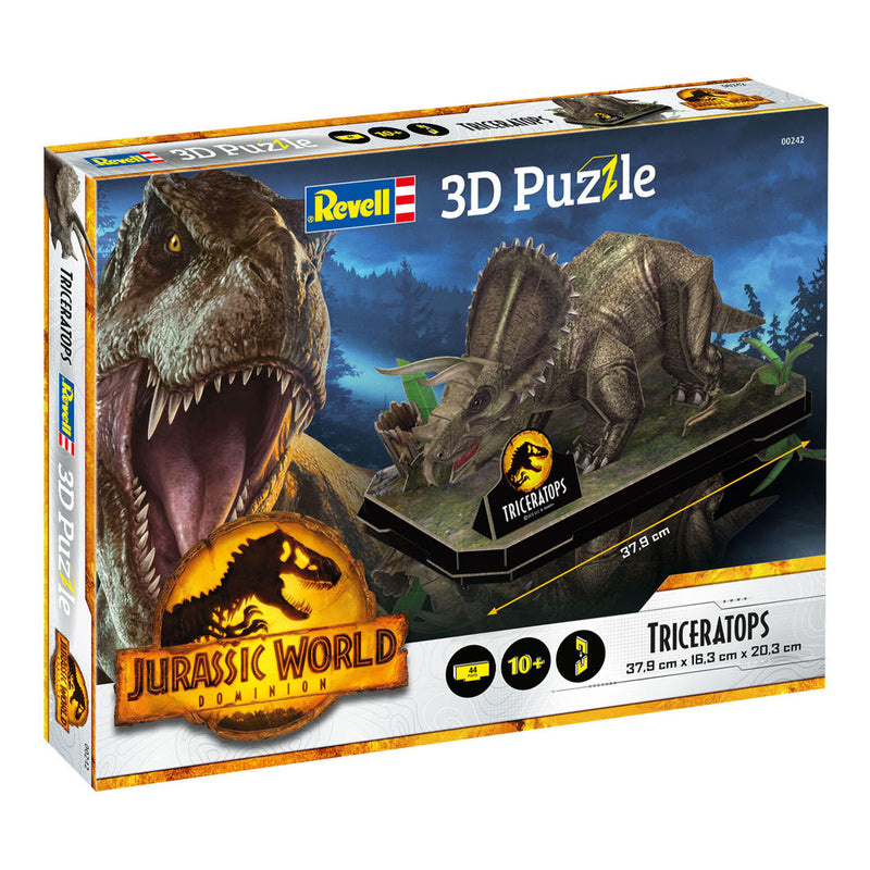 Revell 3D Puzzel  Bouwpakket - Jurassic WD Triceratops - ToyRunner