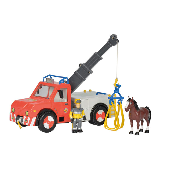Brandweerman Sam Phoenix Takelwagen met Paard - ToyRunner
