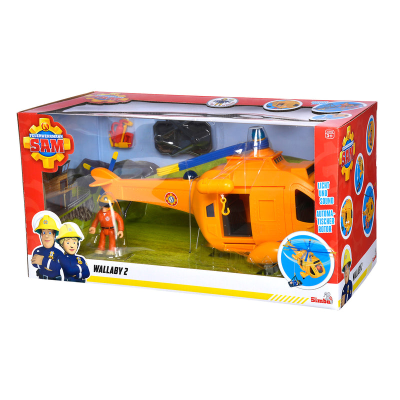 Brandweerman Sam Wallaby 2 Helikopter mef Figuur - ToyRunner