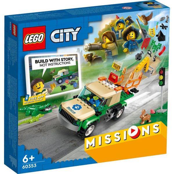 LEGO City 60353 Wilde Dieren Reddings Missies - ToyRunner