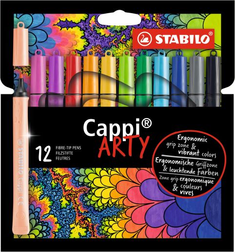 STABILO Cappi Viltstiften ARTY, 12st. - ToyRunner
