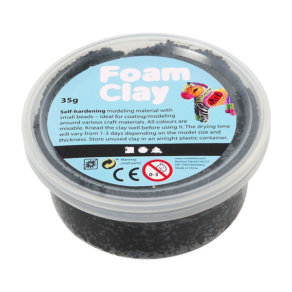 Foam Clay - Zwart, 35gr. - ToyRunner