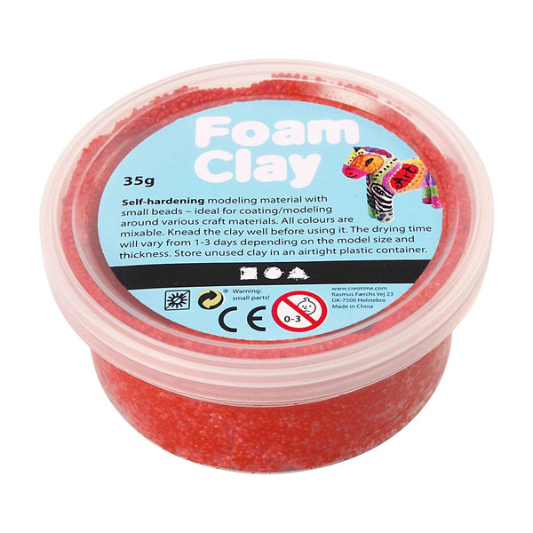 Foam Clay - Rood, 35gr. - ToyRunner