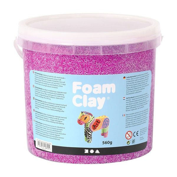 Foam Klei - Neon Paars, 560gr. - ToyRunner