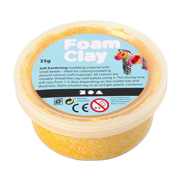 Foam Clay - Geel, 35gr. - ToyRunner