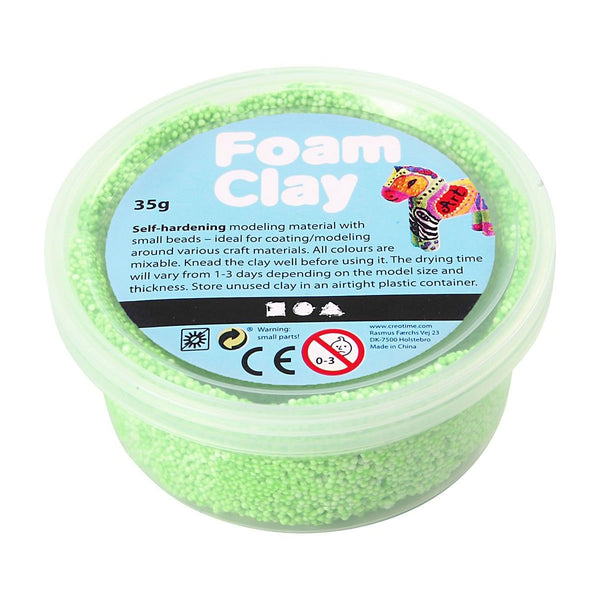 Foam Clay - Neon Groen, 35gr. - ToyRunner