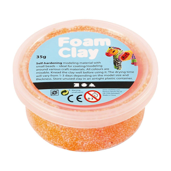 Foam Clay - Neon Oranje, 35gr. - ToyRunner