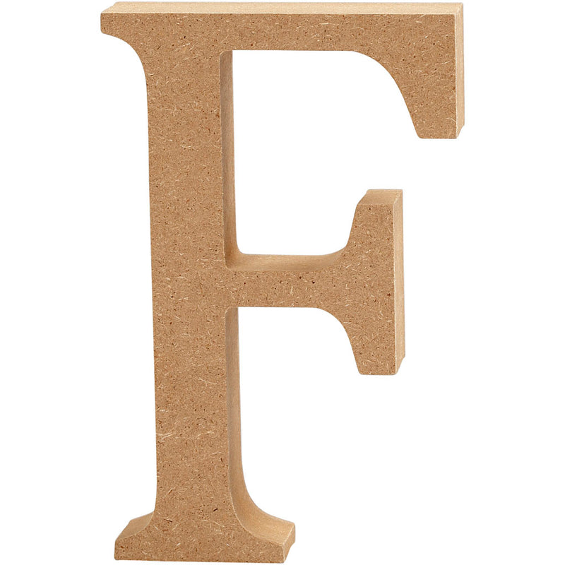 Letter F MDF 13cm, 1st. - ToyRunner