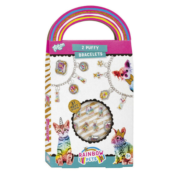 Totum Rainbow Pets - Puffy Charm Bracelets - ToyRunner