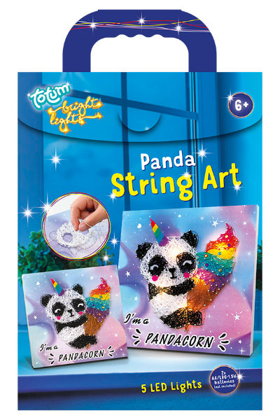 Totum Bright Lights - Maak je eigen Panda String Art - ToyRunner
