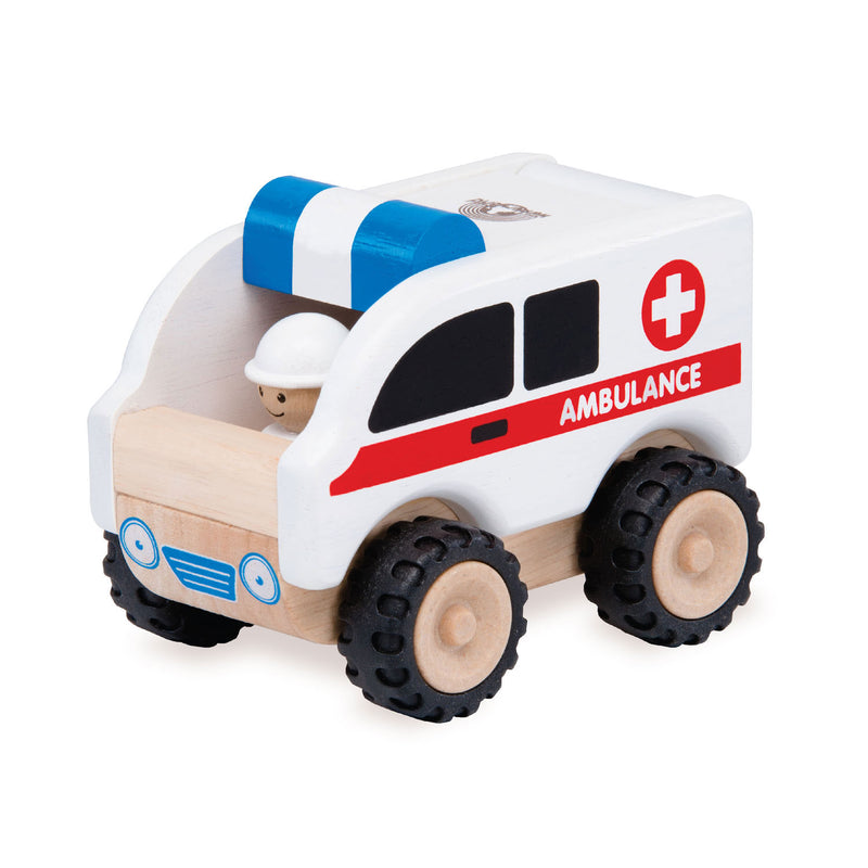 Voertuig Wonderworld Ambulance 9x14x14 cm - ToyRunner