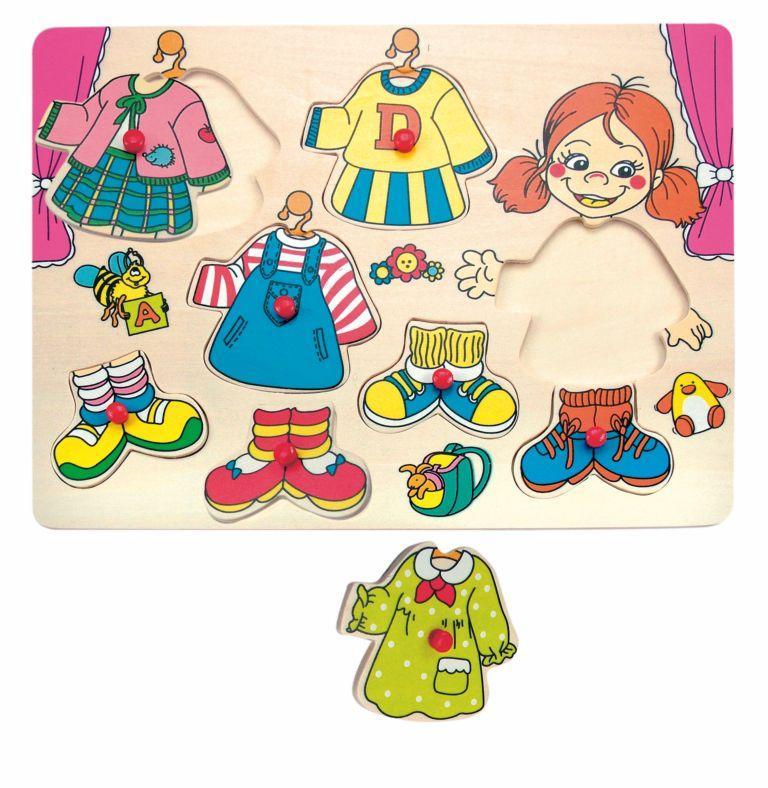 Woody aankleed puzzel meisje 90319 - ToyRunner
