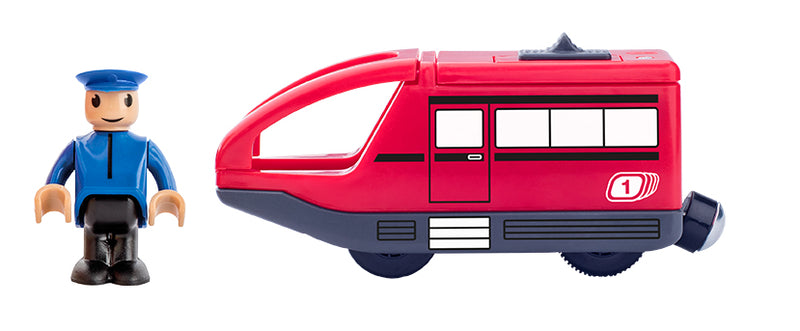 Woody moderne locomotief rood 91908 - ToyRunner