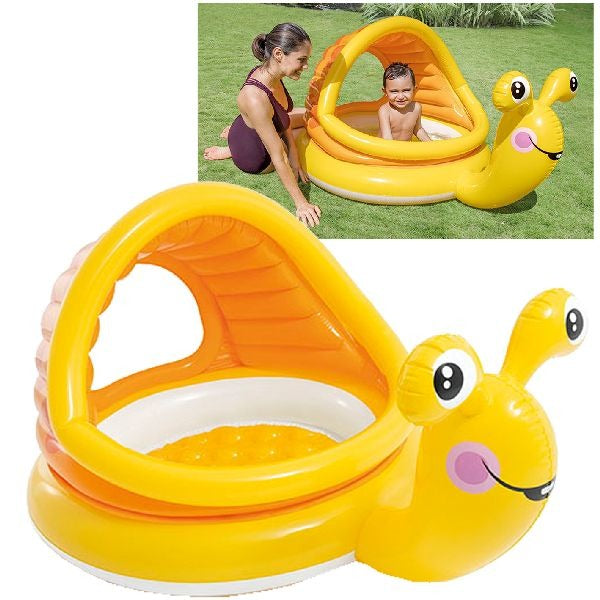 Zwembad opblaasbaar baby Intex slak - 145x102x74 cm Intex - ToyRunner