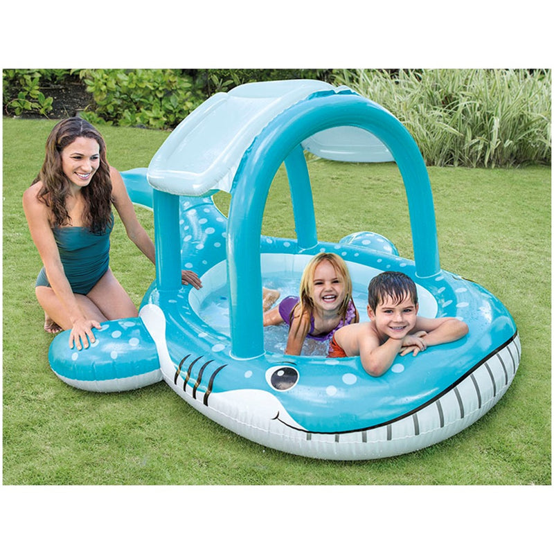 Intex Walvis Kinderzwembad met Overkapping 211x185cm - ToyRunner