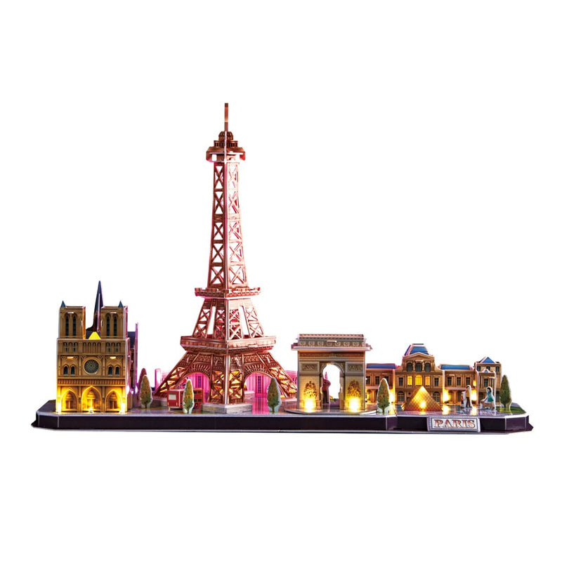 Cubic Fun 3D LED Puzzel Parijs 115 Stukjes - ToyRunner