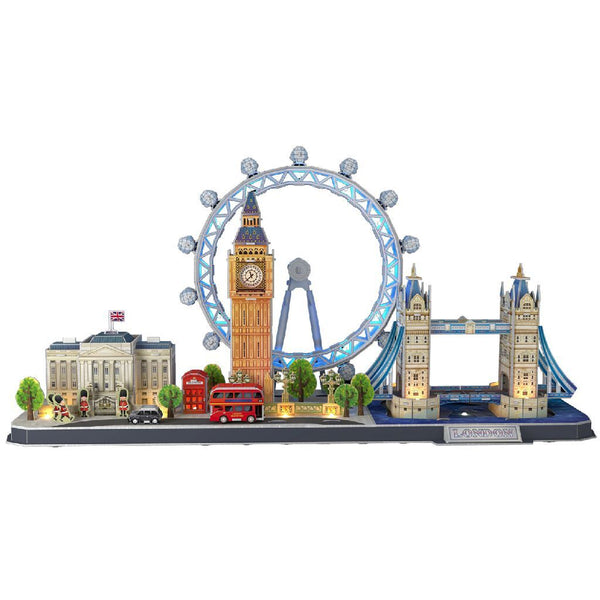 Cubic Fun 3D LED Puzzel City Line London 107 Stukjes - ToyRunner