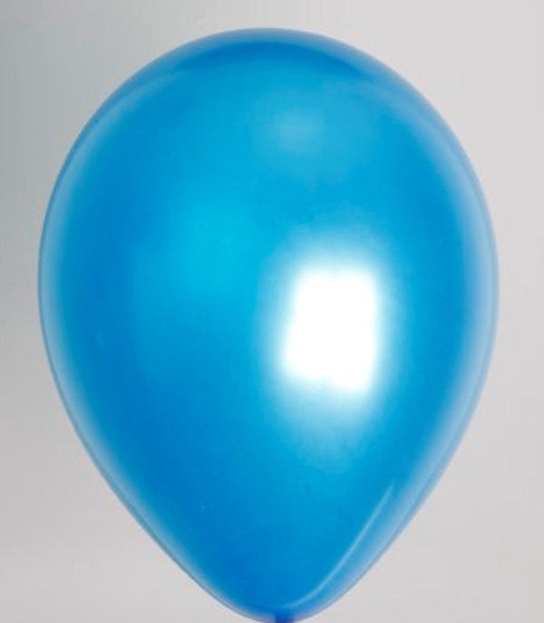 Zak met 100 ballons no. 12 metallic donkerblauw - ToyRunner