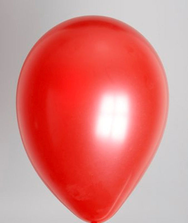 Zak met 100 ballons no. 12 metallic rood - ToyRunner