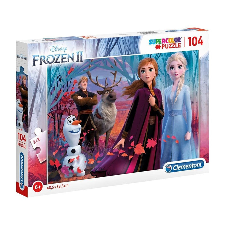 Clementoni Disney Frozen 2 Supercolor Puzzel 104 Stukjes - ToyRunner