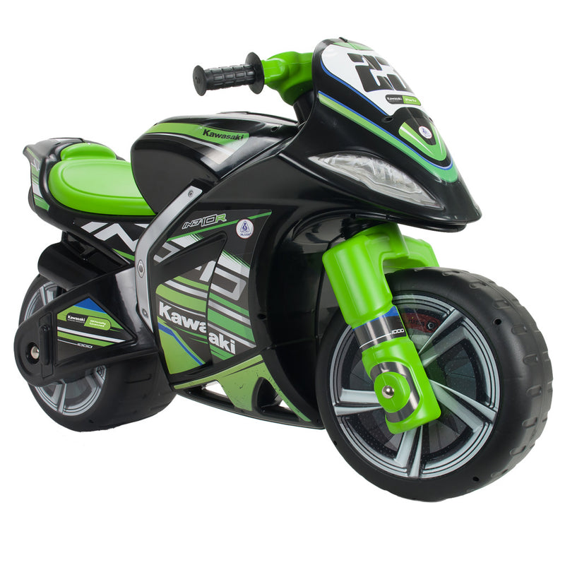 loopmotor Winner Kawasaki 99 cm zwart/groen - ToyRunner