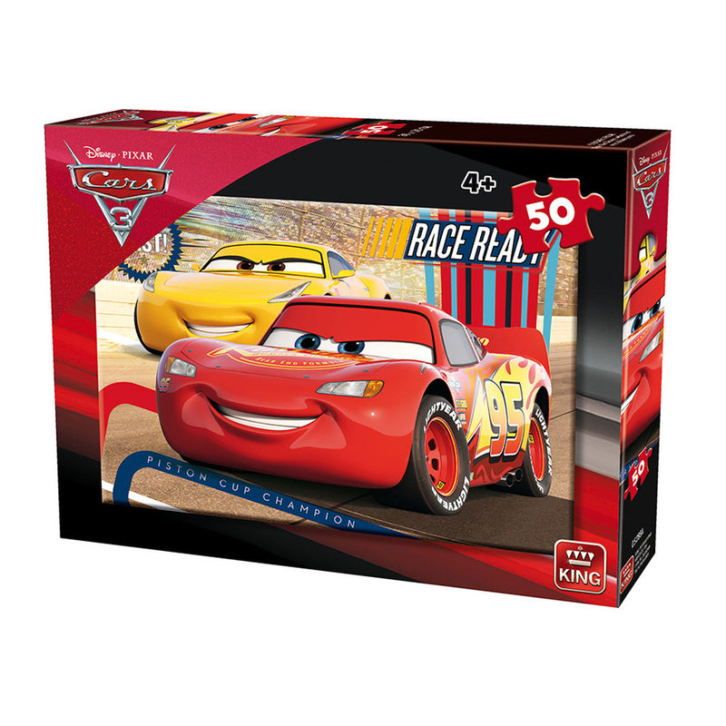 King Puzzel Cars 3 50 stukjes - ToyRunner