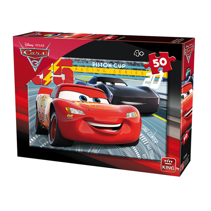 King Puzzel Cars 3 50 stukjes - ToyRunner