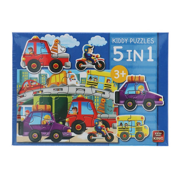 King 5in1 Puzzel Traffic - ToyRunner