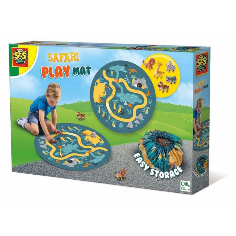 speelmat Safari junior 30 x 20 cm groen 7-delig - ToyRunner