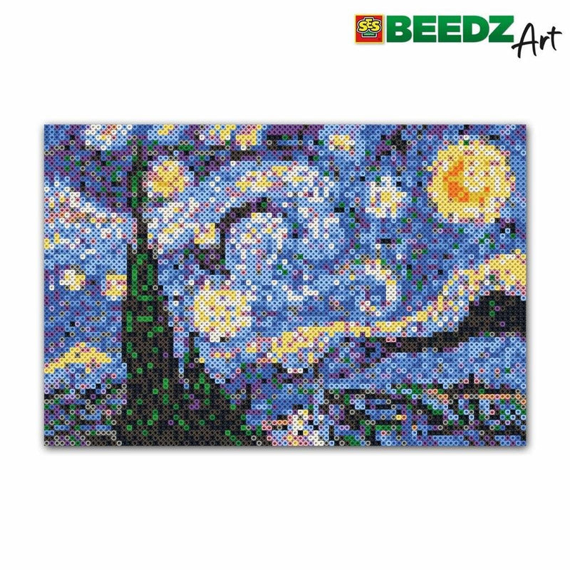 strijkkraalkunstwerk Beedz Art van Gogh 45,5 cm 9-delig - ToyRunner