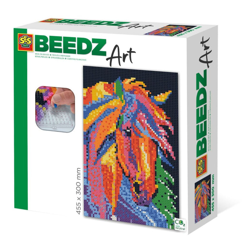 strijkkraalkunstwerk Beedz Art paard 45,5 x 30 cm 9-delig - ToyRunner