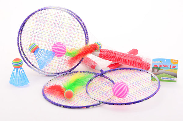 badmintonset Outdoor Fun 5- delig - ToyRunner