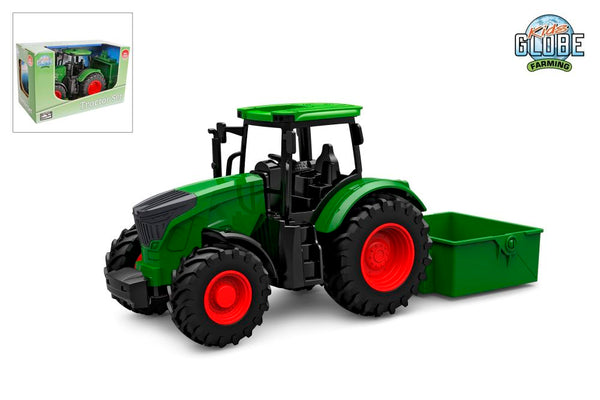 Kids Globe tractor freewheel met met kiepbak 27,5cm - ToyRunner
