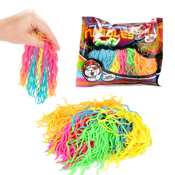 5 Curly Colourful Noodles 35102A