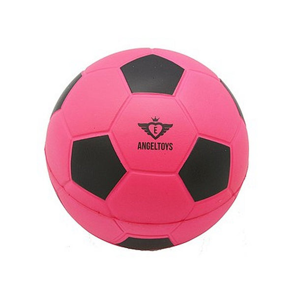 Angel Toys Foam Voetbal 12 cm Roze/Zwart - ToyRunner