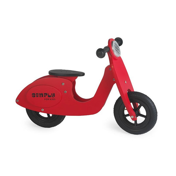 Simply for Kids Houten Loopscooter Rood - ToyRunner