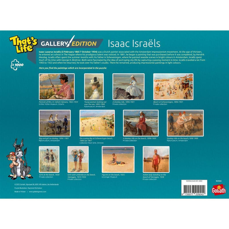 Goliath Puzzel Thats Life Gallery Edition Isaac Isra&euml;ls 1000 Stukjes - ToyRunner