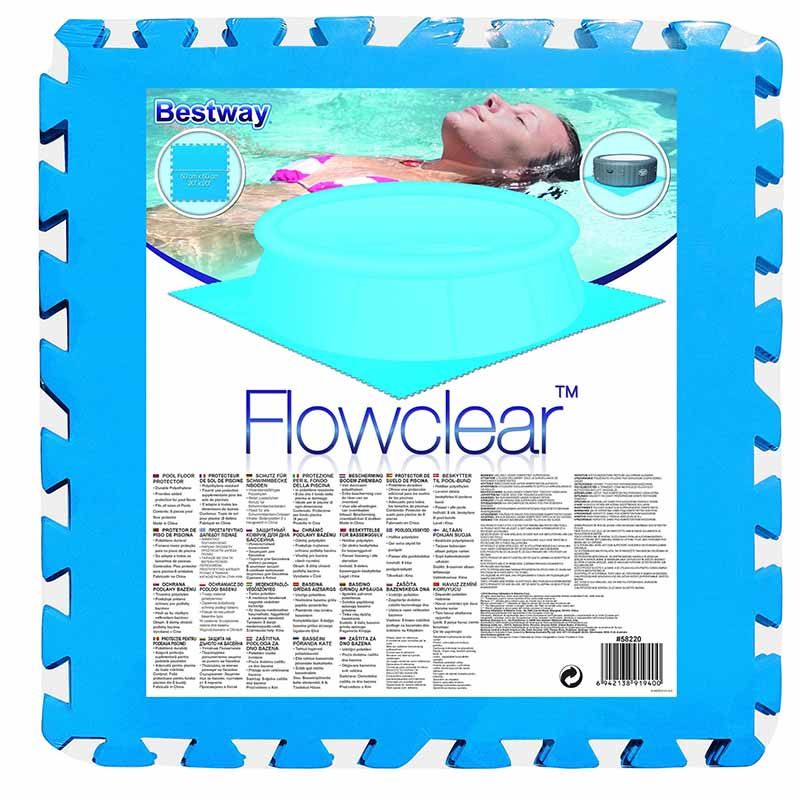 Bestway Flowclear - set van 9 vloertegels - ToyRunner