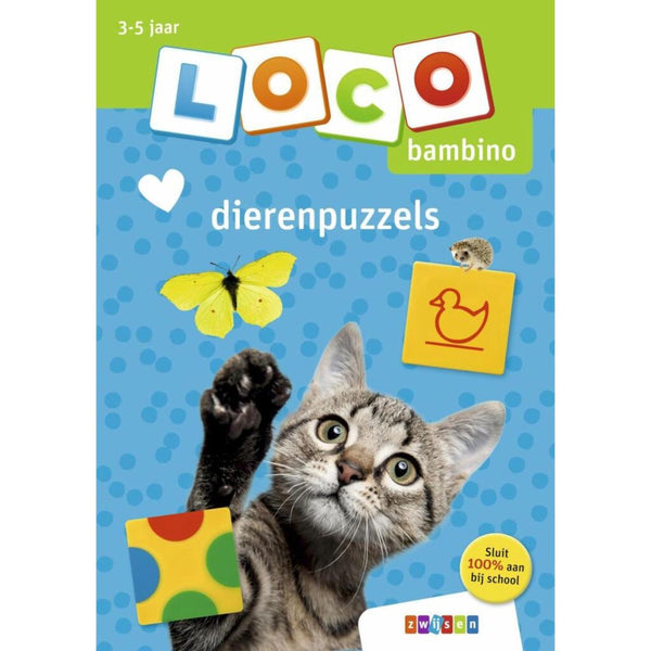 Zwijsen Loco Bambino Oefenboekje Dierenpuzzels